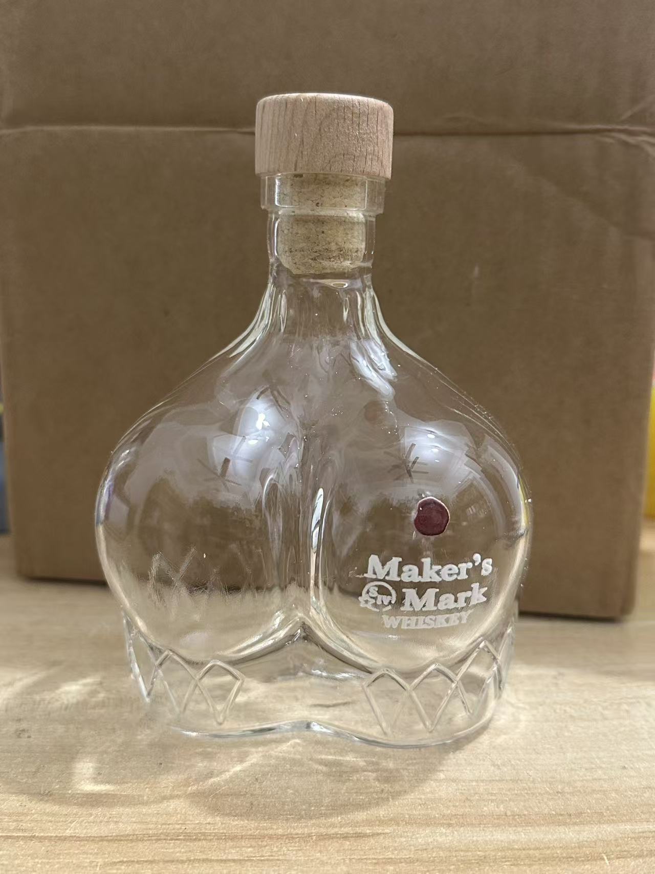Glass Decanter Whiskey - Carafe à whisky originale en forme