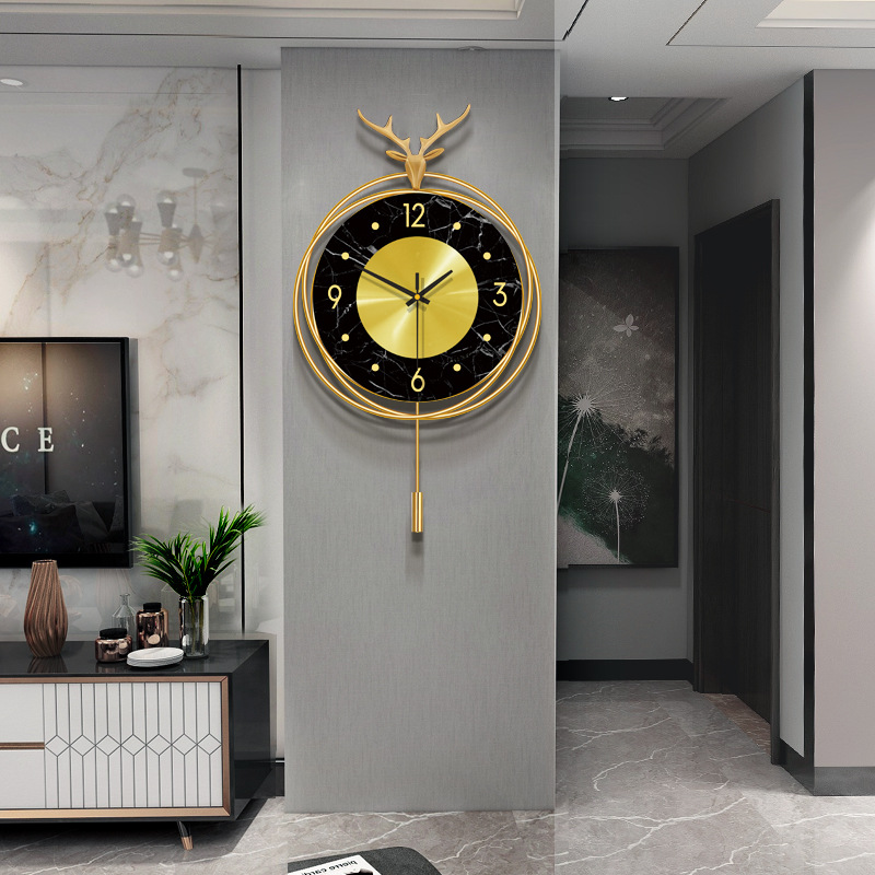Luxury Lifestyle Living - Horloge murale de style de luxe,