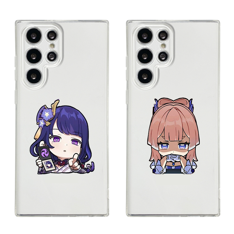 Samsung Galaxy S24 - Coque de téléphone Kawaii Cartoon Genshin