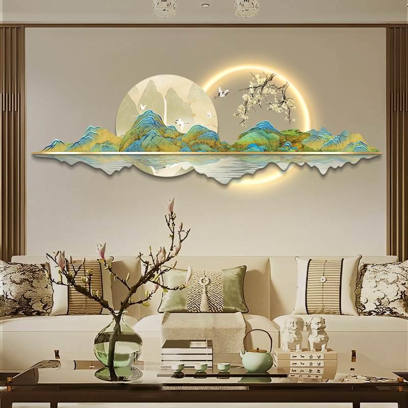 Luxury Lifestyle Living - Style chinois horloge murale Led luxe