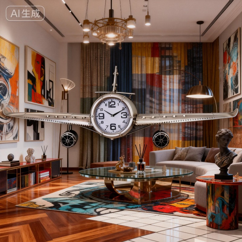 Luxury Lifestyle Living - Horloges murales silencieuses pour salon, créatives,
