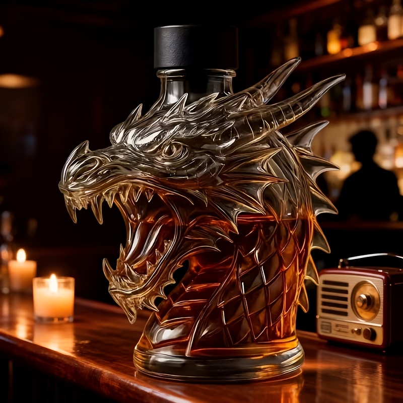 Carafe à vin en forme de tête  - Glass Decanter Whiskey avis et prix