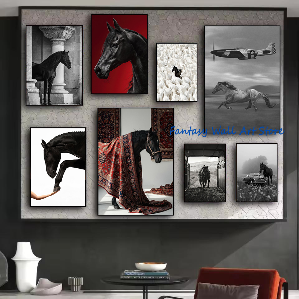 Photos de chevaux noirs, art m - Luxury Lifestyle Japan avis et prix